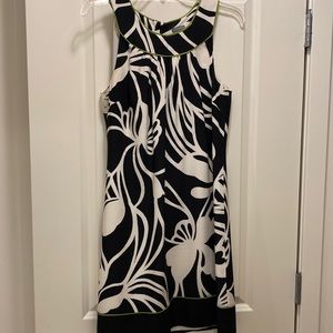 Ann Taylor Black floral dress size10